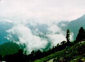 Clouds on way back from Tungnath