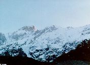 Peaks behind Kedarnath